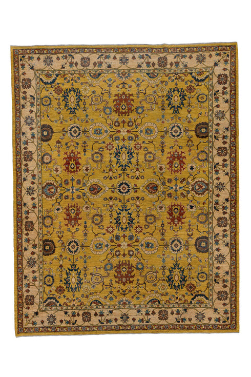 Vintage Afghan Area Rug (9' x 11')